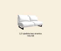 Sjednište bez stranice 2.5 AL