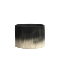 Abažur cylinder 35-35-25 cm TOSSA black-cream